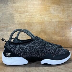 Skechers Skech Lab Womens Size 8.5 Slip On Sneakers Shoes Black 23383